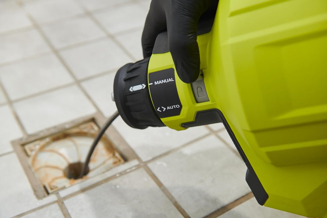 RYOBI 18 V ONE+ Akku-Rohrreinigungsgerät R18DA-0, 6 mm Kabeldurchmesser, ohne Akku und Ladegerät