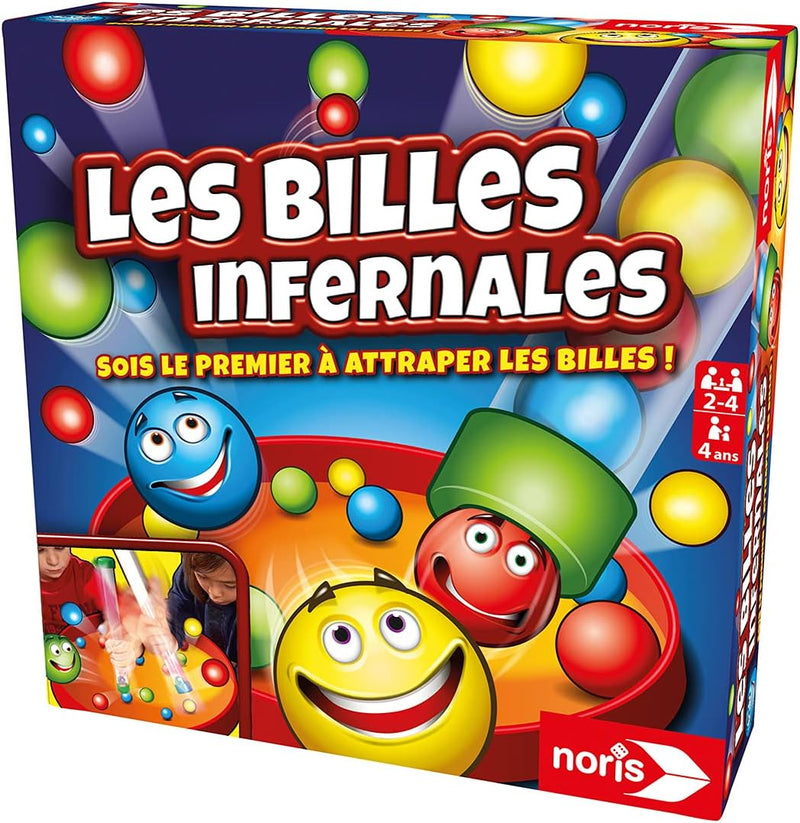 Simba - Les Billes Infernales – Gesellschaftsspiel – 2 bis 4 Spieler – 3 Schwierigkeitsstufen – ab 4