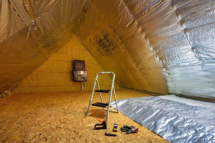 Rockwool KLIMAMAT Steinwolle Isolierung Lamellenmatte alukaschiert 80mm - 1,5m x 1m Zuschnitt, 80mm