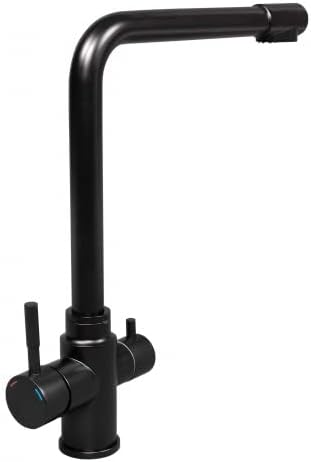Komplettset Osmoseanlage All in One mit 3-Wege Wasserhahn schwarz