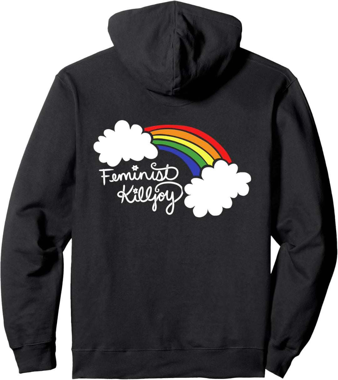 Feminist Killjoy Rainbow Retro Feminism Pullover Hoodie