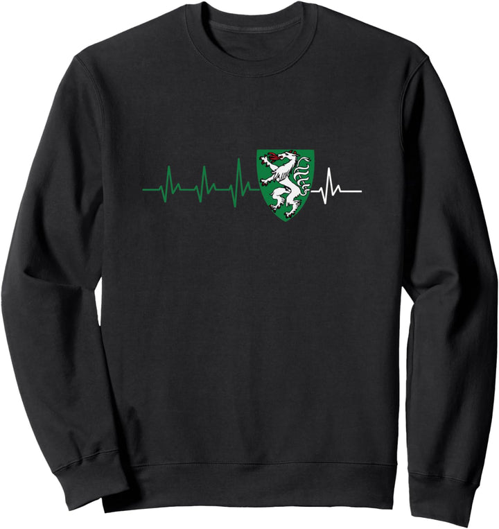 Steiermark Steirisch Wappen Herzschlag Steirerin Steirer Sweatshirt