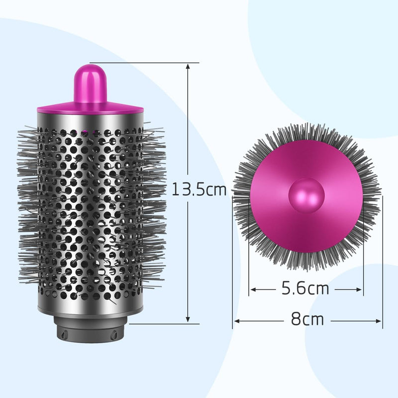 MOPEI Grosse Runde Volumenbürste Haartrockneraufsatz Kompatibel mit Dyson Airwrap Multi-Haarstyler,