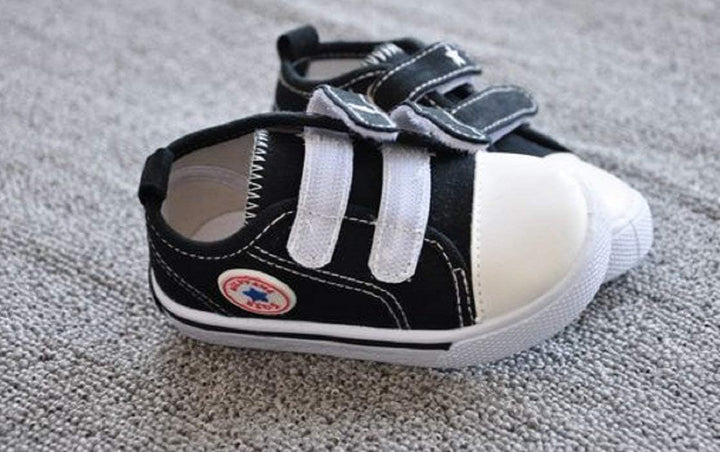 Inception Pro Infinite - Canvas Sneakers - Kinder - Klettverschluss - Grösse 17 - Weihnachts - schwa