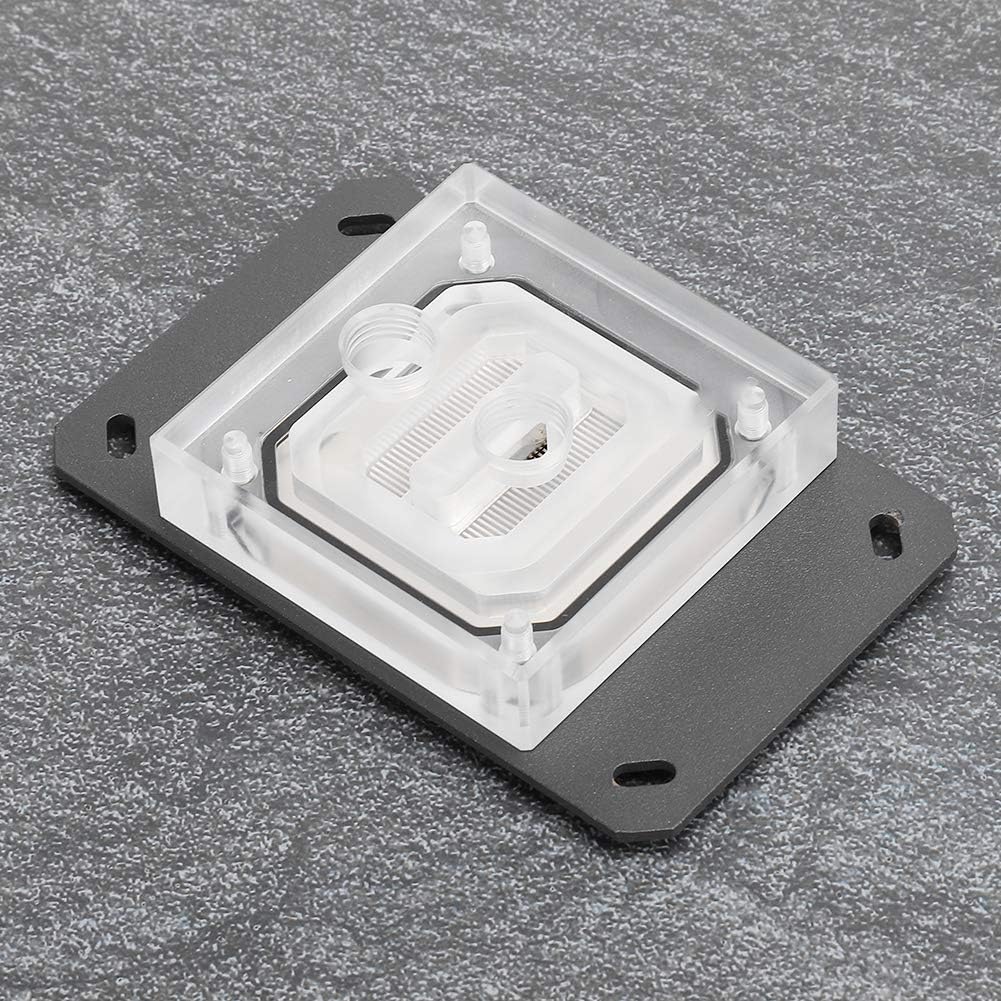 ASHATA Wasserkühlblock, CPU Wasserblock für AMD-Serie AM3/AM4-Desktop-Peripheriegeräte Computerzubeh