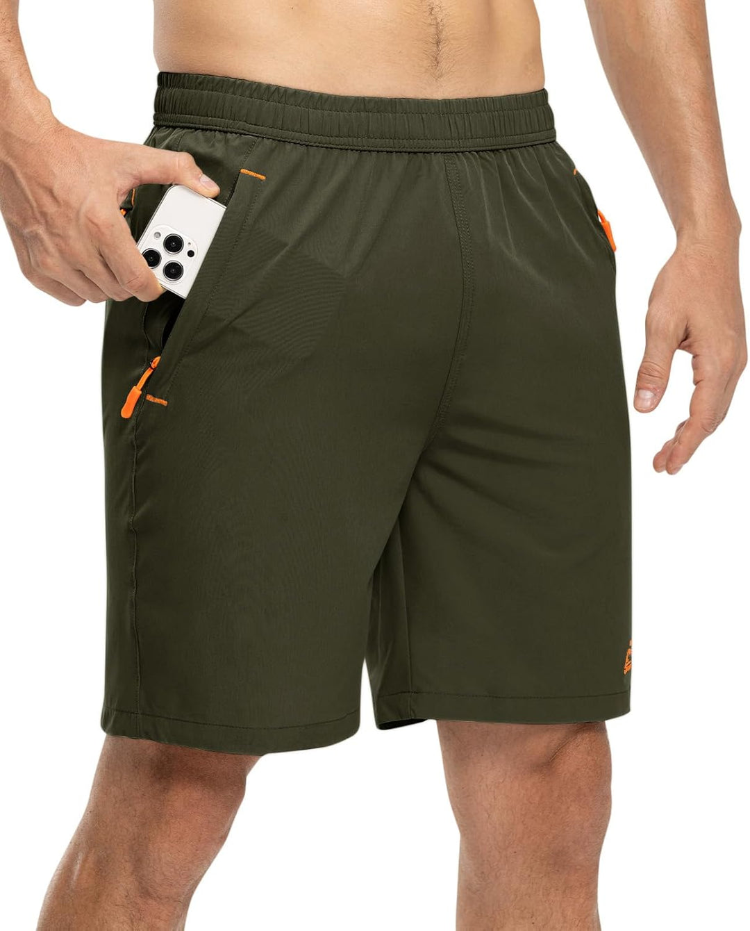 TBMPOY Herren Laufshorts Laufshorts M A4, Armeegrün, M A4, Armeegrün