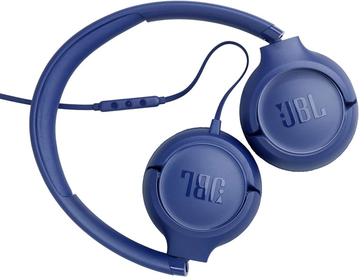 JBL Tune 530 C Comfort-Fit Wired On Ear Kopfhörer mit Mikrofon, JBL Reiner Bass-Sound, EQ-Voreinstel