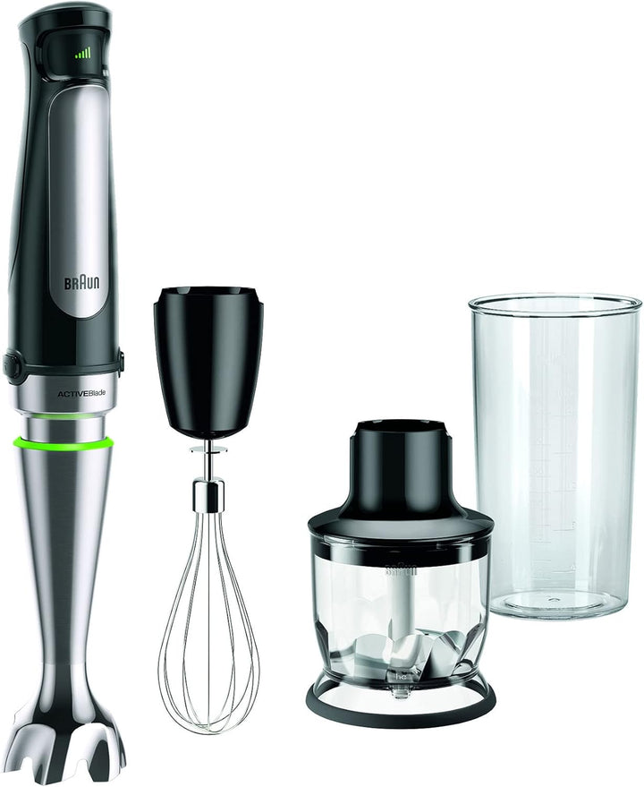 Braun MultiQuick 7 MQ7025X, Stabmixer mit ACTIVEBlade Technologie & POWERBell Plus, EasyClick system