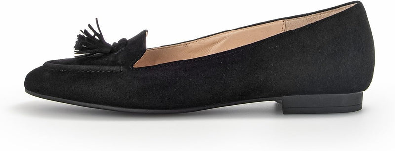 Gabor Damen Klassische Ballerinas, Frauen Flats 35.5 EU Schwarz 17, 35.5 EU Schwarz 17