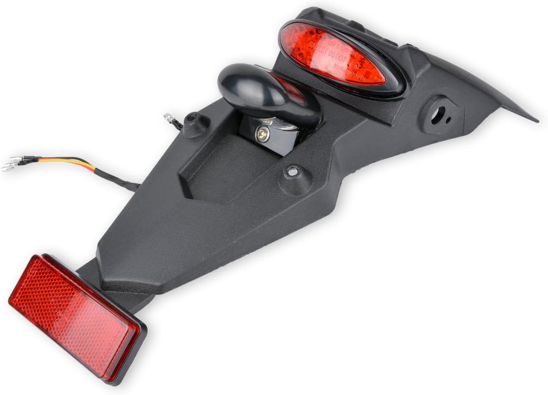KaTur 12 V LED Motorrad Kotflügel Hinten Schwanz Stop Licht Reflektor Universal für MX Motocross Spo