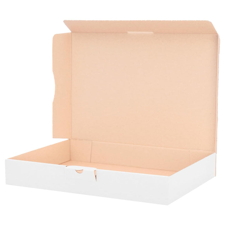 100 Maxibriefkartons 320x225x50mm Weiss Versand Post Faltschachtel MB-4