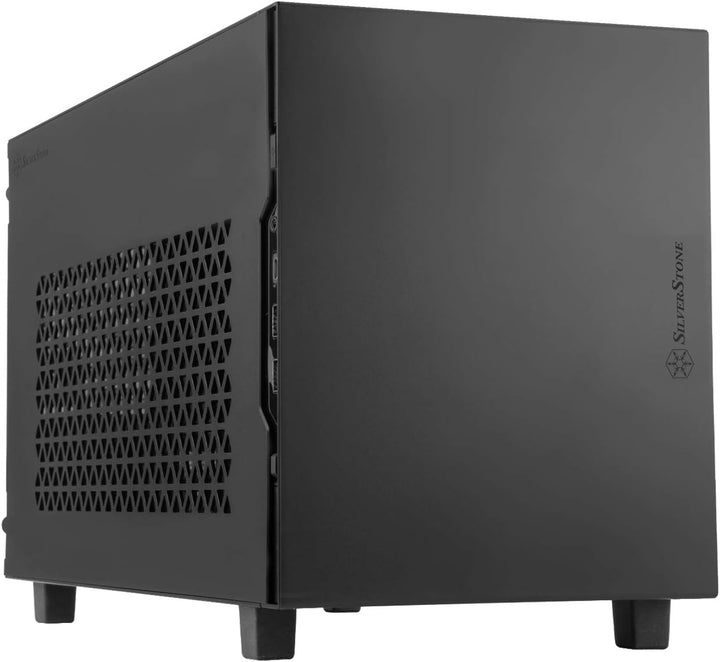 SilverStone Technology SUGO 15, Schwarz, Mini-ITX, Aluminium, Unterstützt Grafikkarten in voller Län