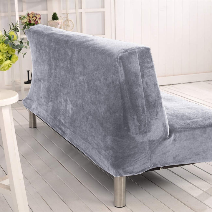 Sofa-Schonbezug aus Samt und Plüsch, 3-Sitzer, für den Winter, dicker Stretchstoff, Sofabettbezug, e