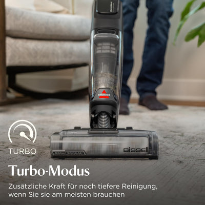 BISSELL CrossWave OmniForce Edge, Kabelloser Nass Trockensauger, Saugen & Wischen in Einem oder nur