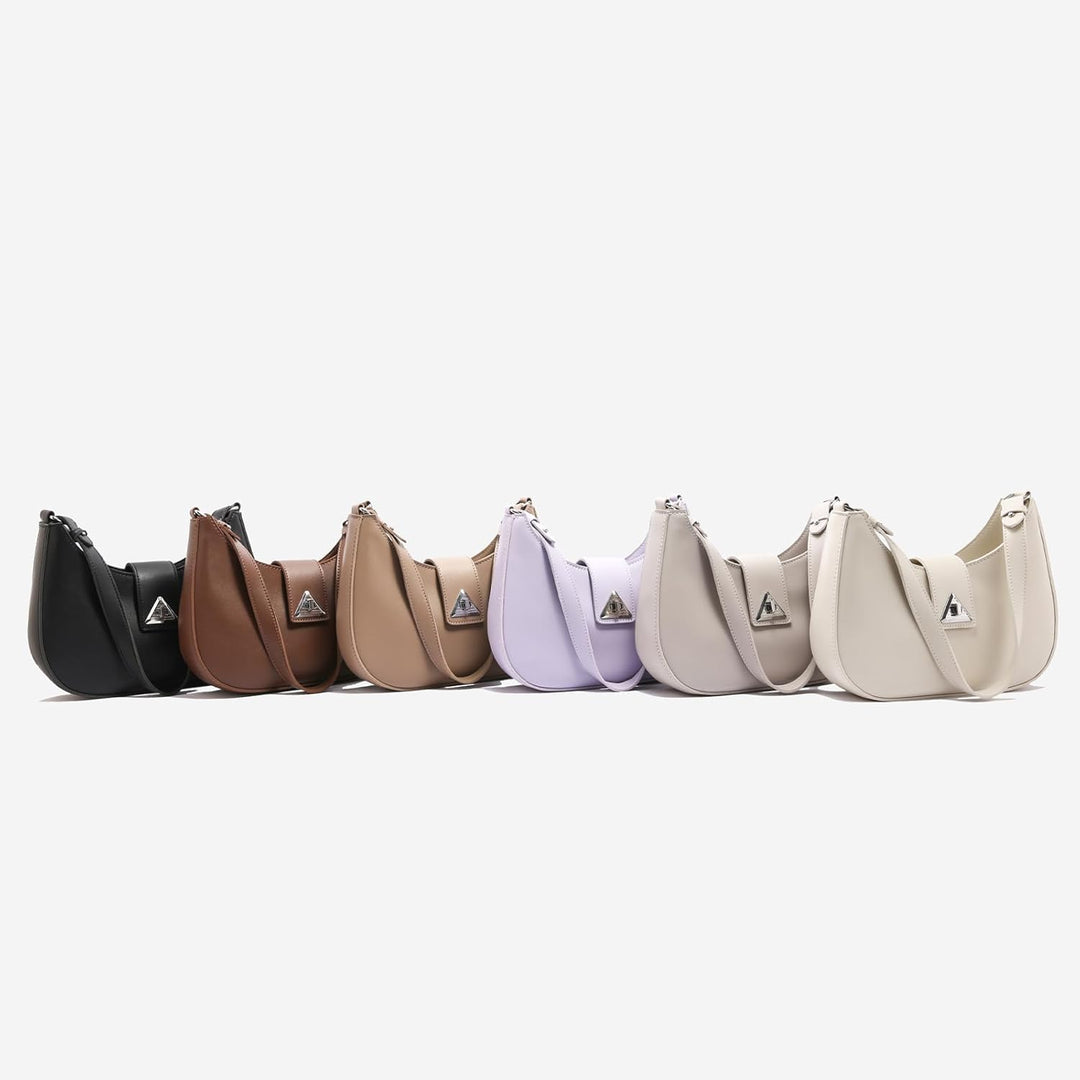 Travistar Handtasche Damen Klein Elegant Schultertasche Damen PU Leder Hobo Bag Y2k Tasche Satteltas