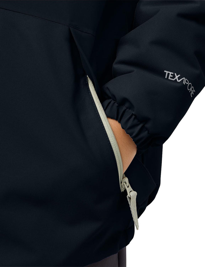 Jack Wolfskin Unisex Kinder Blocky K Jacket 92 night blue/night blue, 92 night blue/night blue