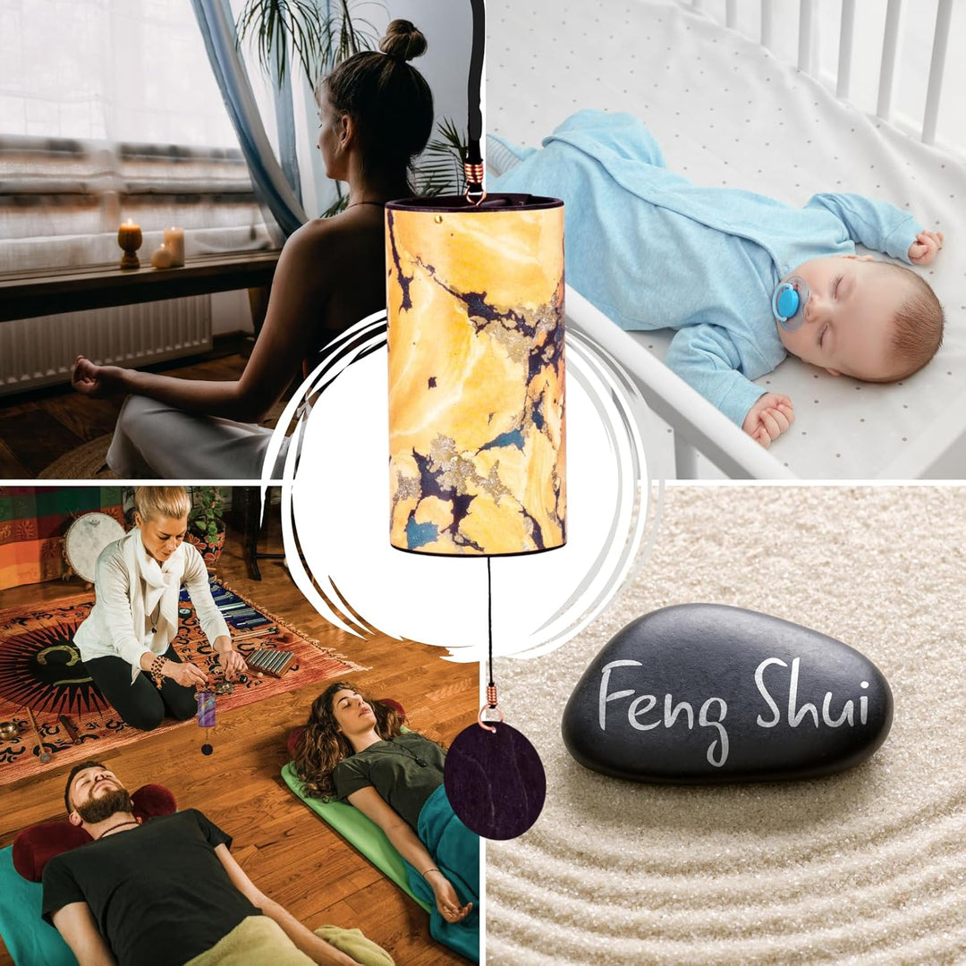 Zaphir Klangspiel Twilight Herbst Shanti | Handgefertigtes Windspiel für Yoga, Meditation und Raumre