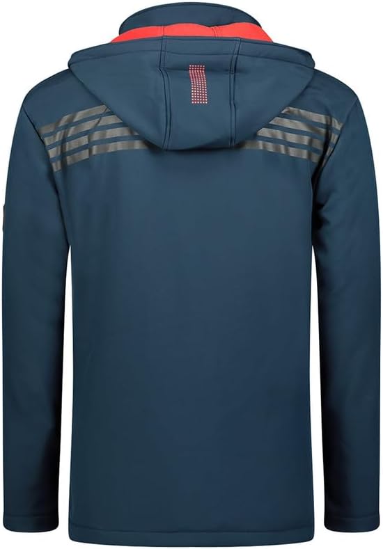 Geographical Norway Romano Men - Softshelljacke Herren Wasserdicht atmungsaktiv Kapuze - Outdoor Man