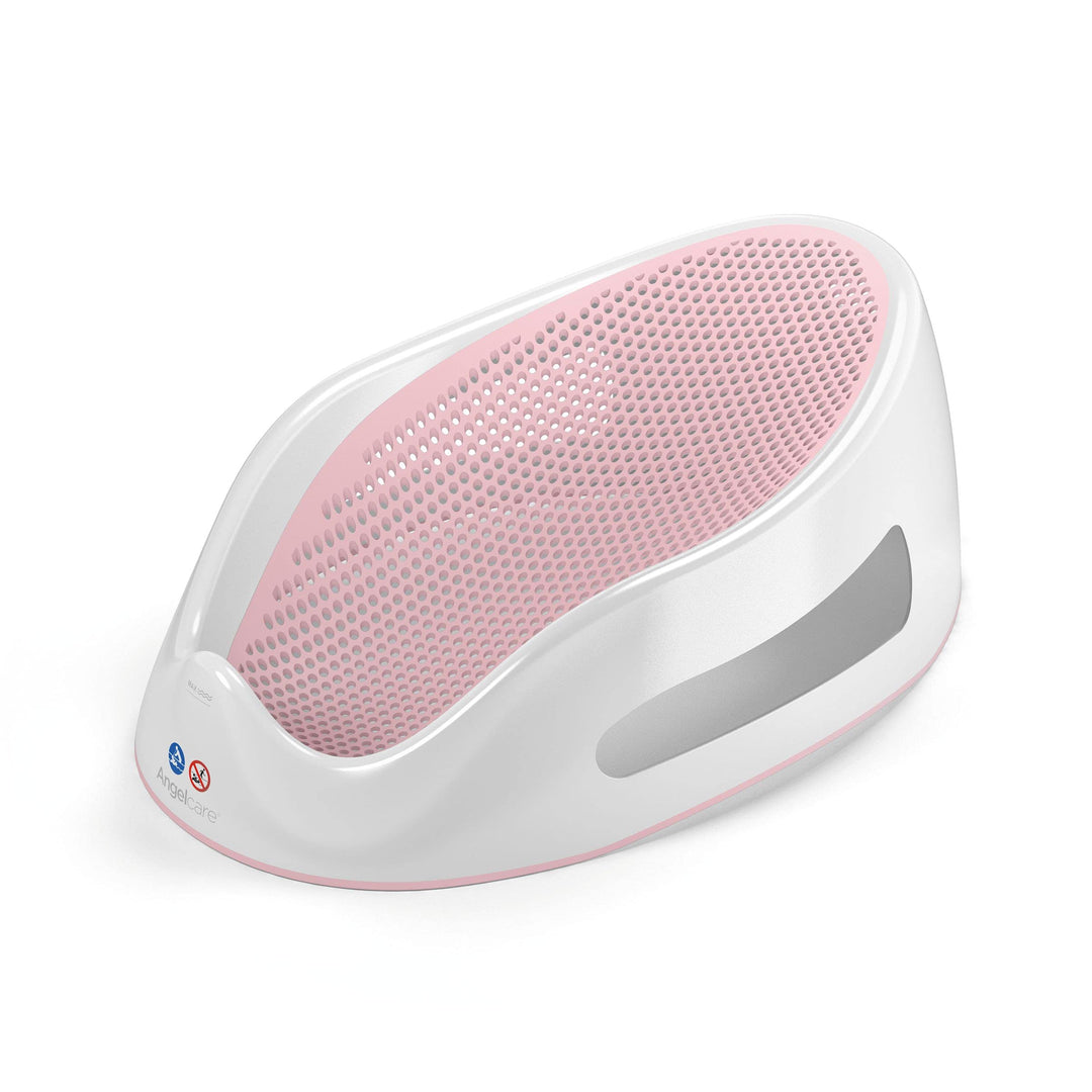 Angelcare ergonomischer Badesitz für die grosse Badewanne oder Dusche, Light Pink, angenehm weiche L