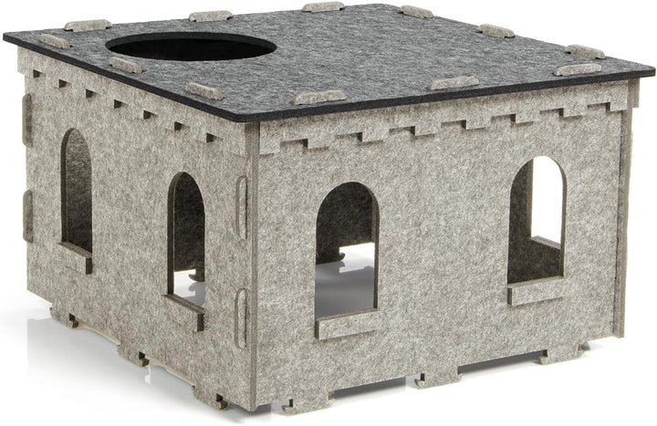 CanadianCat Company | Etagen-Anbauset - Katzenburg aus Filz für Katzen | Anbau-Kit für Felty Fort Fi