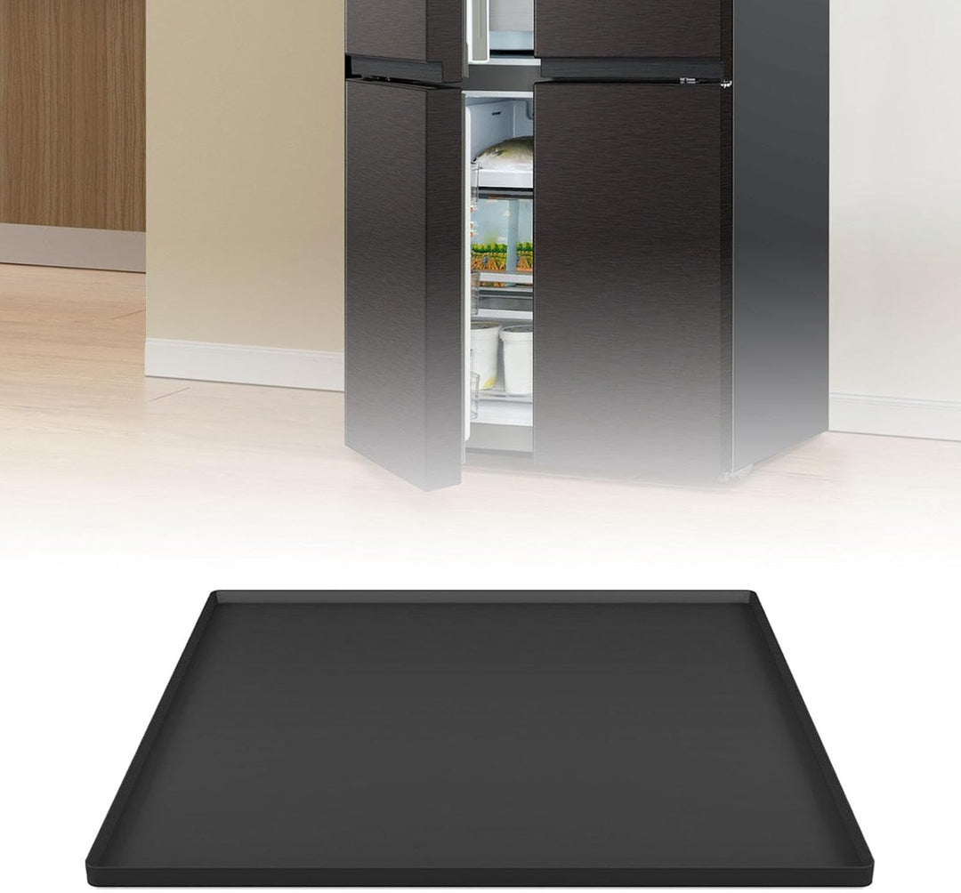 MagiDeal Bodenmatte aus für den Kühlschrank, grosse Abtropfschale, 60 x 60 cm, verhindert Verschütte
