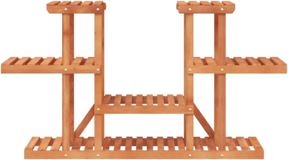 vidaXL Blumenständer, Pflanzenregal Holz, Blumenregal für Wohnzimmer Balkon Terrasse, Pflanzenstände