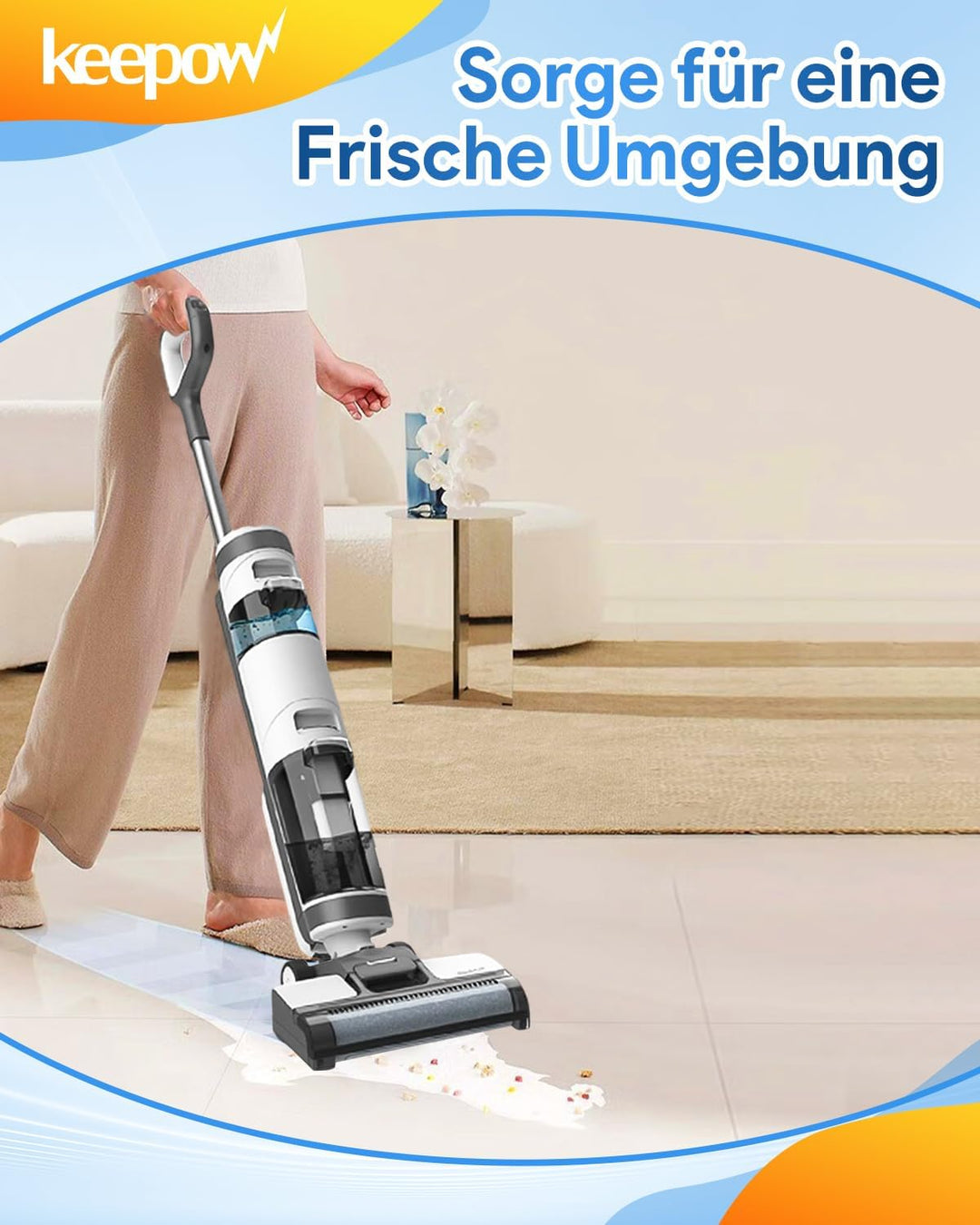KEEPOW 7 Stück Zubehörset für Tineco Floor One S5/S5 Pro/S5 Pro 2/S5 Extreme nass trockensauger, 2 B