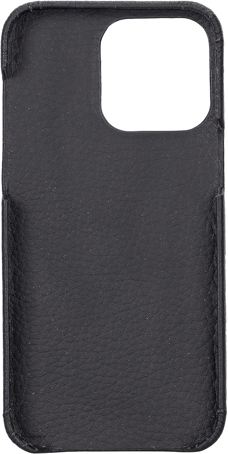 Solo Pelle Lederhülle kompatibel für iPhone 14 Pro Max in 6.7 Zoll abnehmbare Hülle (2in1) inkl. Kar