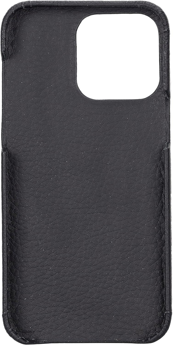 Solo Pelle Lederhülle kompatibel für iPhone 14 Pro Max in 6.7 Zoll abnehmbare Hülle (2in1) inkl. Kar
