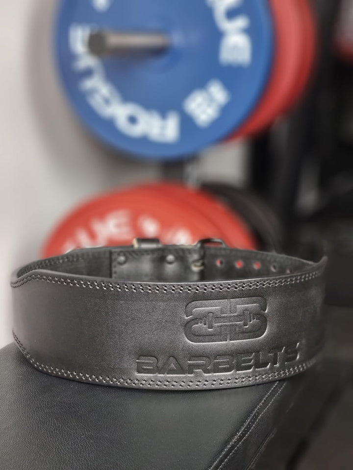 Premium Gewichthebergürtel aus Leder 8mm - Bodybuild Gürtel, Krafttraining, Crossfit, Leder Gewichth
