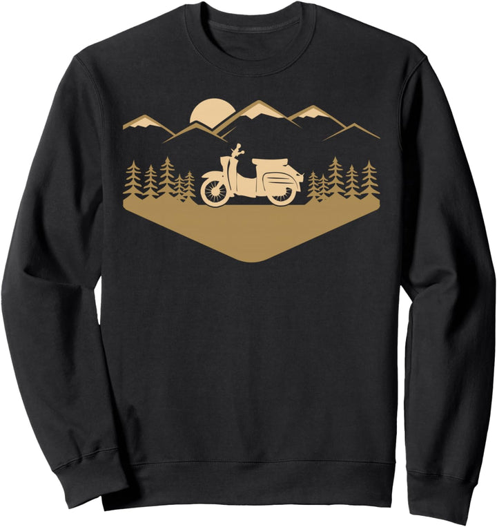 Simson-Schwalbe Moped Oldtimer Design Sweatshirt