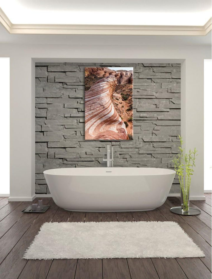 Wüste Nevada Grand Canyon, Format: 100x70 auf Leinwand, XXL riesige Bilder fertig gerahmt mit Keilra