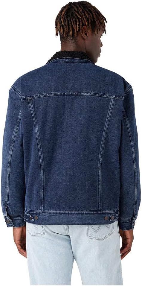 Wrangler Herren Antifit Sherpa Jacket L MOON SHINE, L MOON SHINE