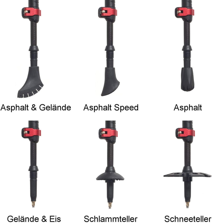 Steinwood Premium Carbon Wanderstöcke - Trekkingstöcke - extra leicht, verstellbar mit Teleskop und