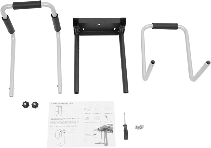 PC-Halter Unter Tisch Verstellbar, Stahl, 27kg Traglast, 30-60cm | Robuster, Höhenverstellbarer PC-U