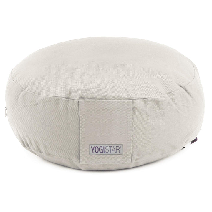 Yogistar Meditationskissen - Rund Weiss, Weiss