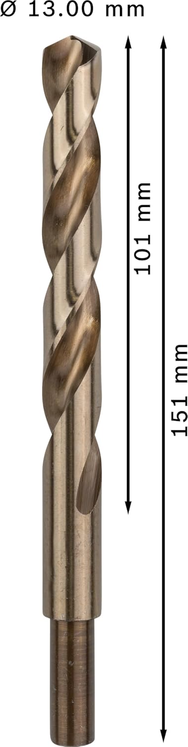 Bosch Professional Metallbohrer HSS-Cobalt (5 Stück, Ø 13 mm)