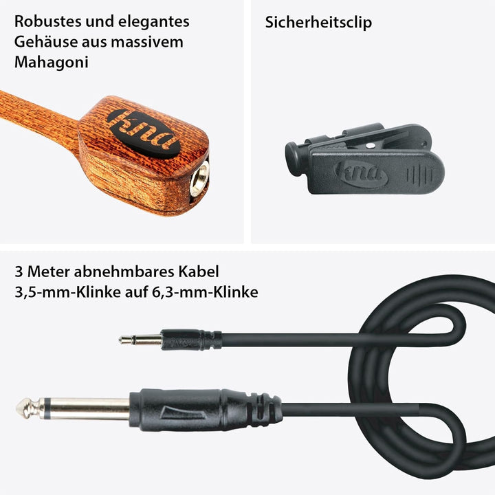 Tonabnehmer KNA Akustikgitarre SG-1 Brücke