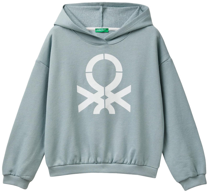 United Colors of Benetton Mädchen C/CAPP. M/L 3j68c203q Kapuzenpullover 130 Grau, 130 Grau