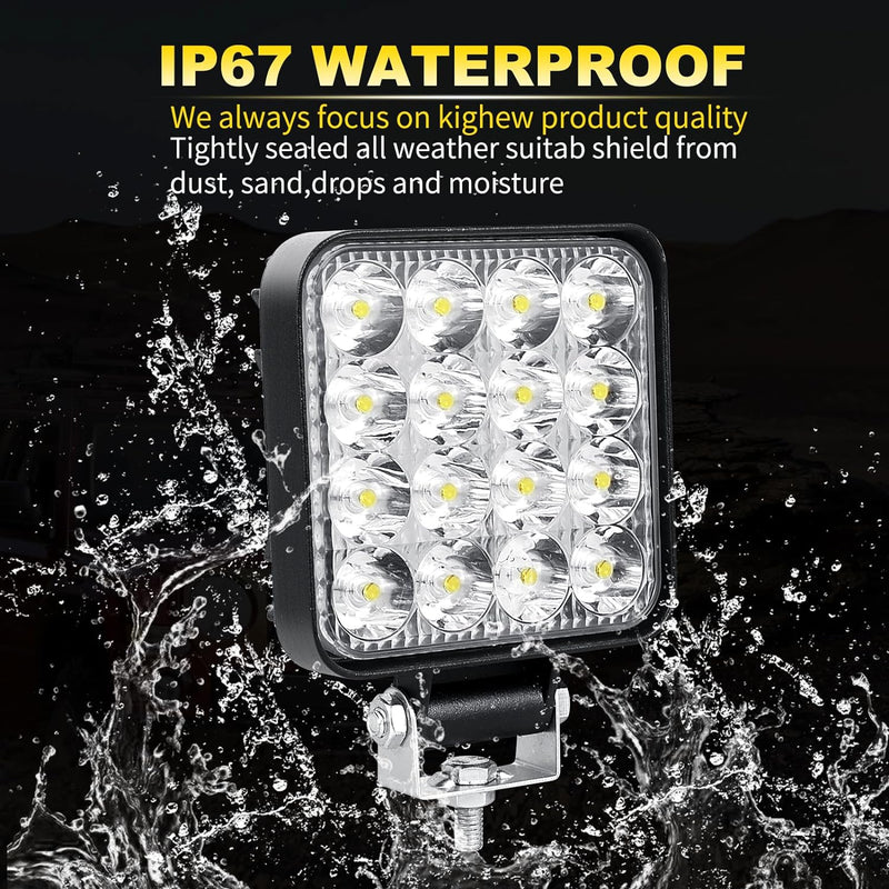 Willpower 10PCS 3.3 Zoll 48W Led Arbeitsscheinwerfer Bar Mini Led Scheinwerfer 12V 24V Spot Led Bar
