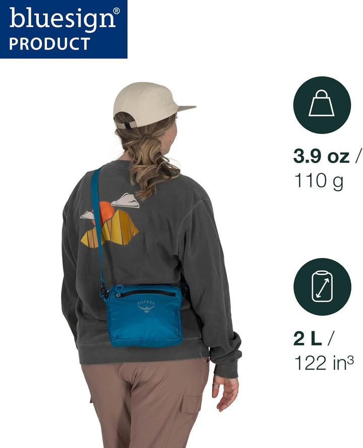 Osprey Europe Ultralight Shoulder Satchel Backpack Waterfront Blue, Waterfront Blue