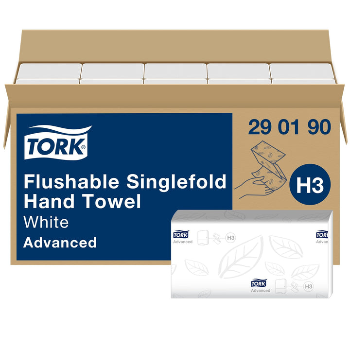 Tork Schnellauflösende Zickzack Papierhandtücher - 0290190 - Falthandtücher zum Nachfüllen für Papie