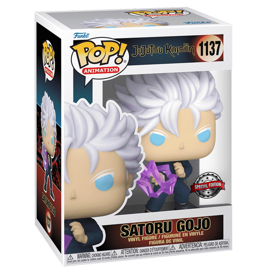 Funko Pop! Animation: Jujutsu Kaisen - Satoru Gojo (Hollow Pu) (Special Edition) #1137 Vinyl Figure,
