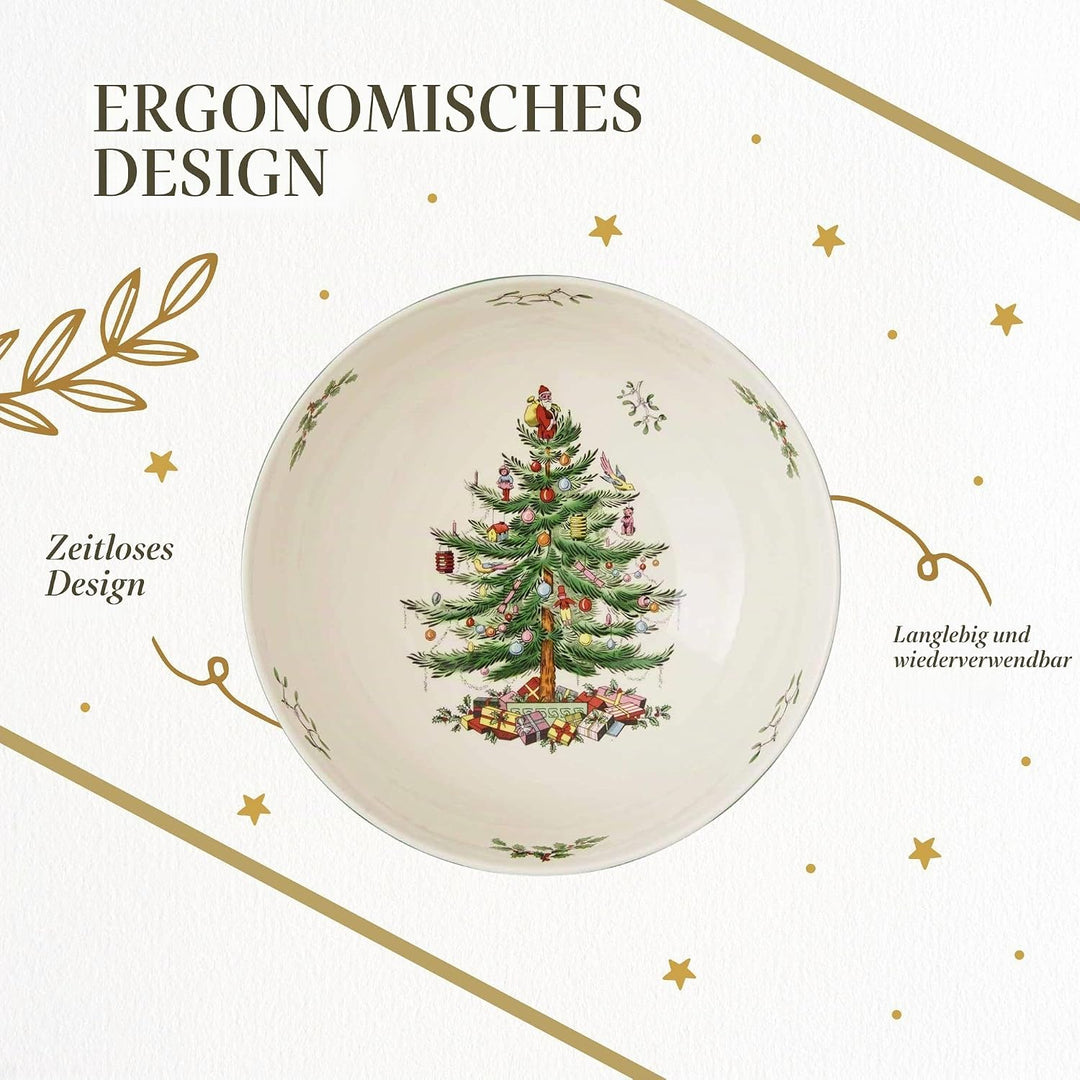 Spode Servierschale, Keramik, Mehrfarbig