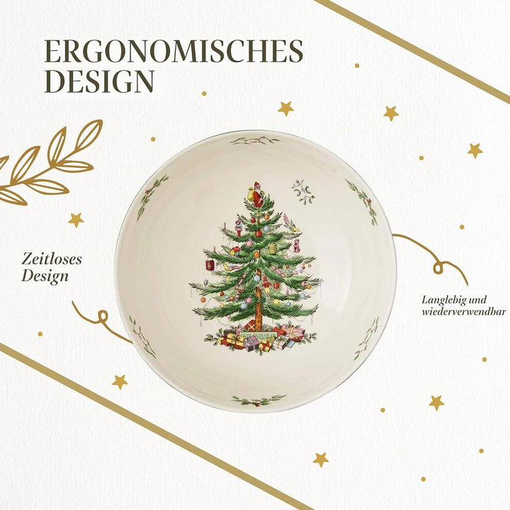 Spode Servierschale, Keramik, Mehrfarbig