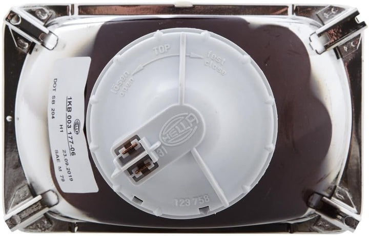 HELLA - Halogen-Scheinwerfereinsatz, Hauptscheinwerfer - 12/24V - Einbau - links/rechts - 1KB 003 17