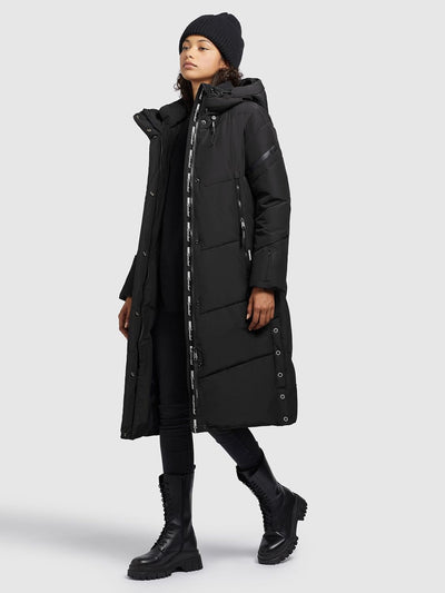 khujo Damen Steppmantel Sonje 5 XS Schwarz, XS Schwarz