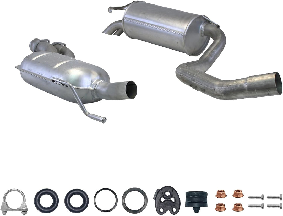 Ferroz Export Ersatz für Komplette Auspuffanlage ab Kat Mercedes Benz 190 W201 1991-1993 Auspuff
