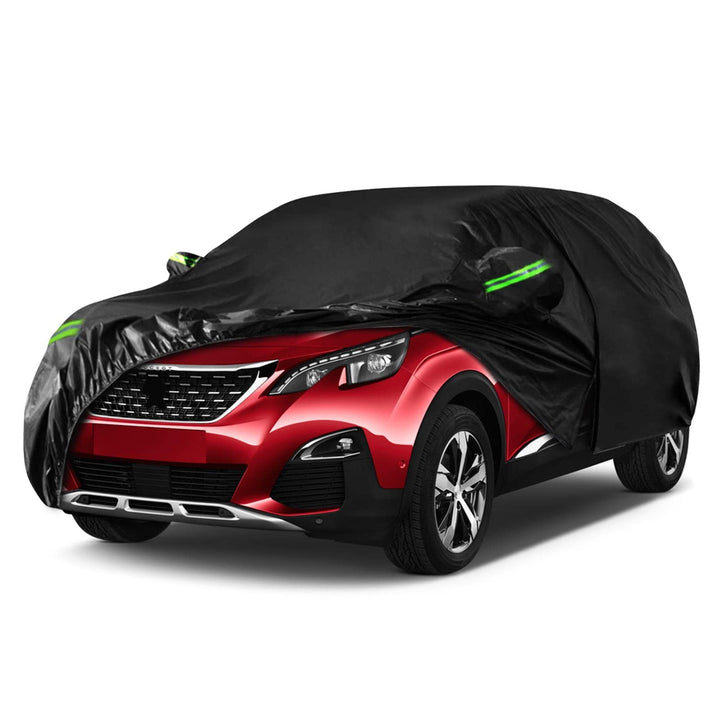 Autoabdeckung Wasserdicht Kompatibel mit Peugeot 3008 2008-2024, Atmungsaktiv Vollgarage Autoplane f