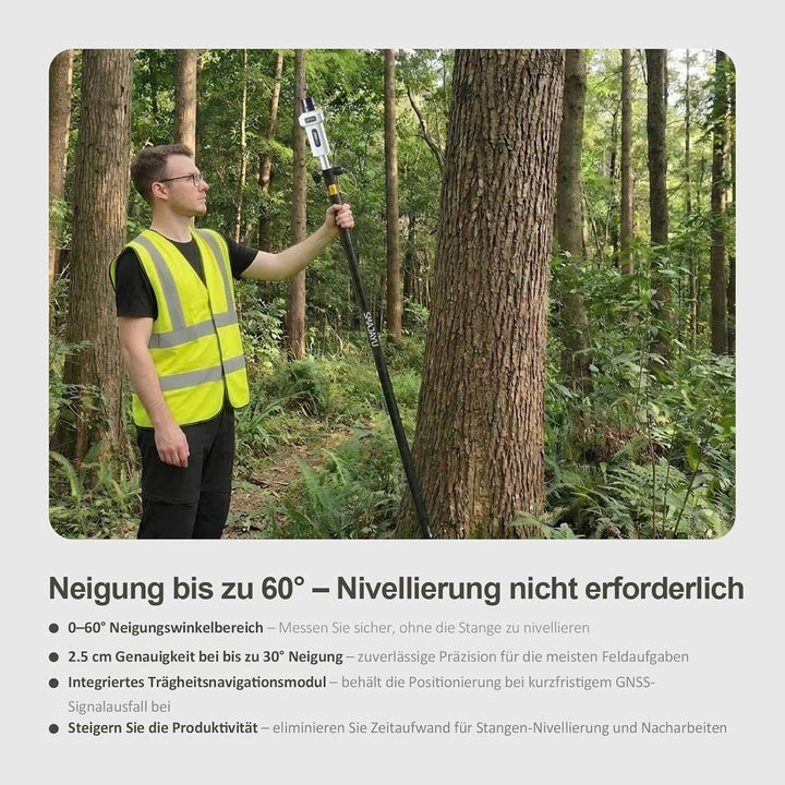 SMA25R Net GNSS RTK Survey System, Handheld High Precision Positioning Receiver with Software, CORS